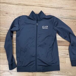 EA7 Authentic Emporio Armani Gray Jacket. Kids 14Y